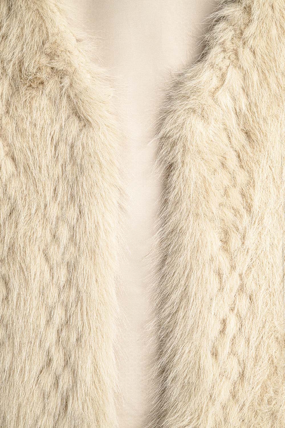 chaleco beige de piel fina chaleco beige de piel fina