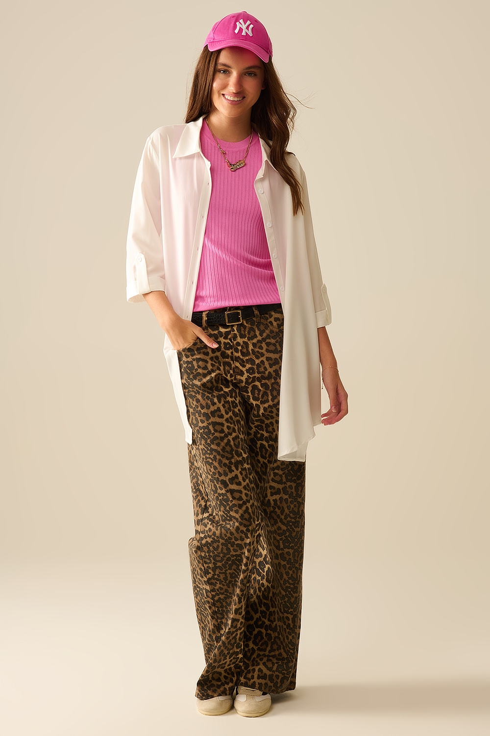 Top de punto sin mangas fucsia Top de punto sin mangas fucsia