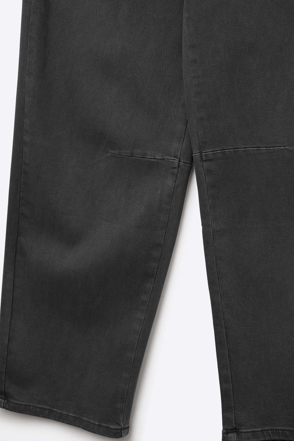 Cómodos vaqueros elásticos con pernera de barril en gris Cómodos vaqueros elásticos con pernera de barril en gris