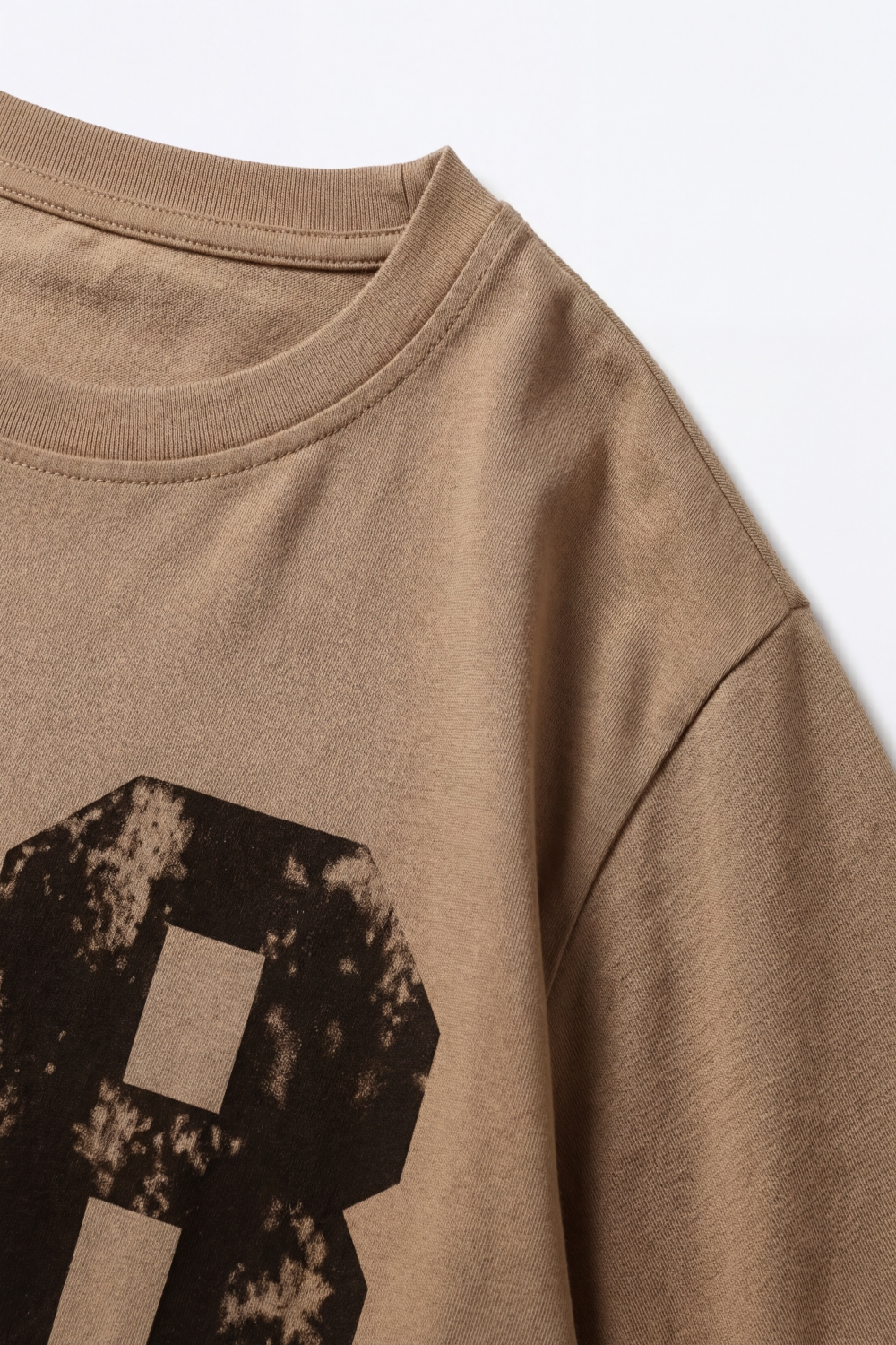 Sudadera de algodón extragrande con logotipo gráfico 58 y aberturas laterales Sudadera de algodón extragrande con logotipo gráfico 58 y aberturas laterales