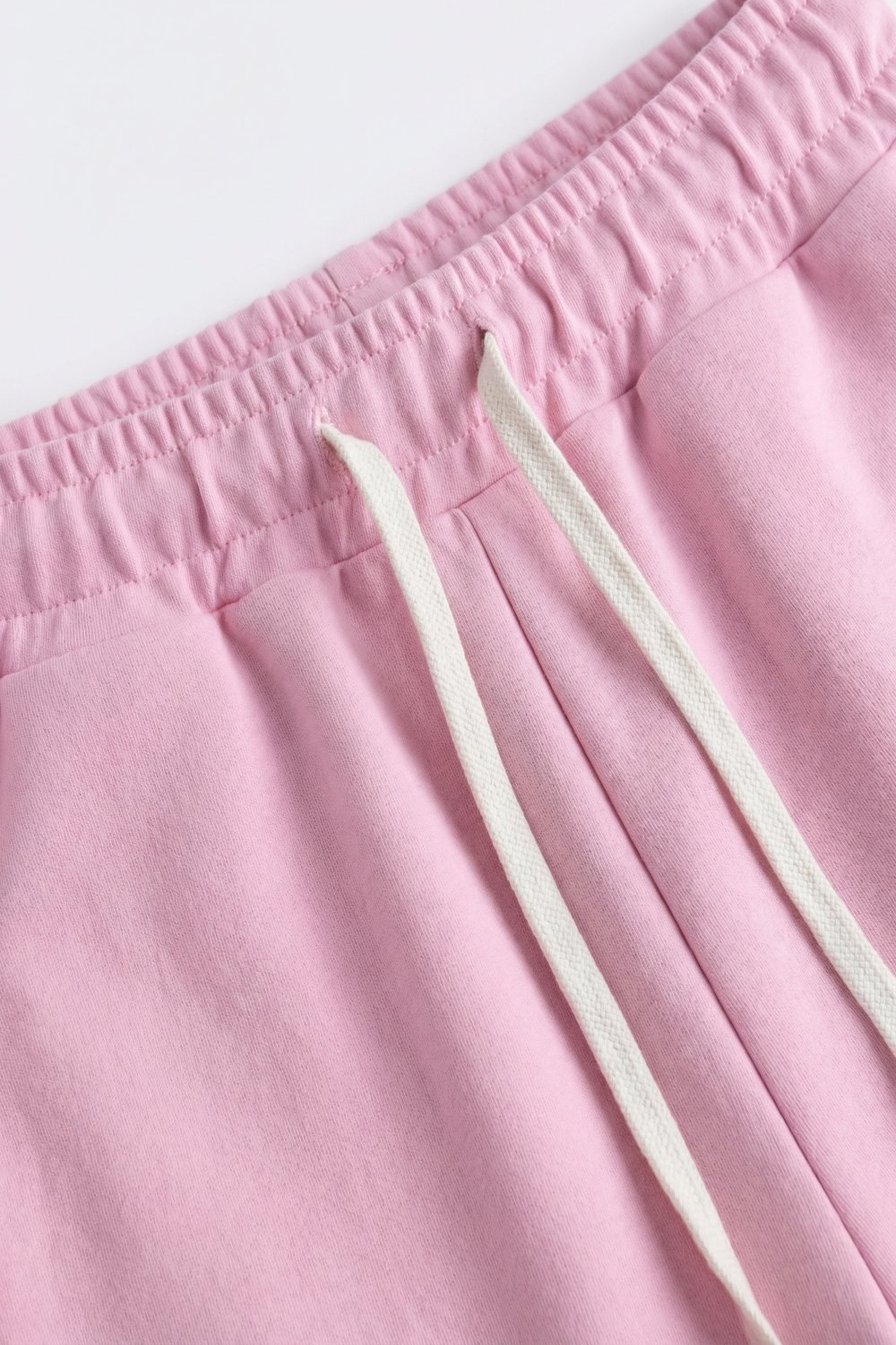 Pantalones jogger de ajuste relajado con cord&oacute;n en rosa