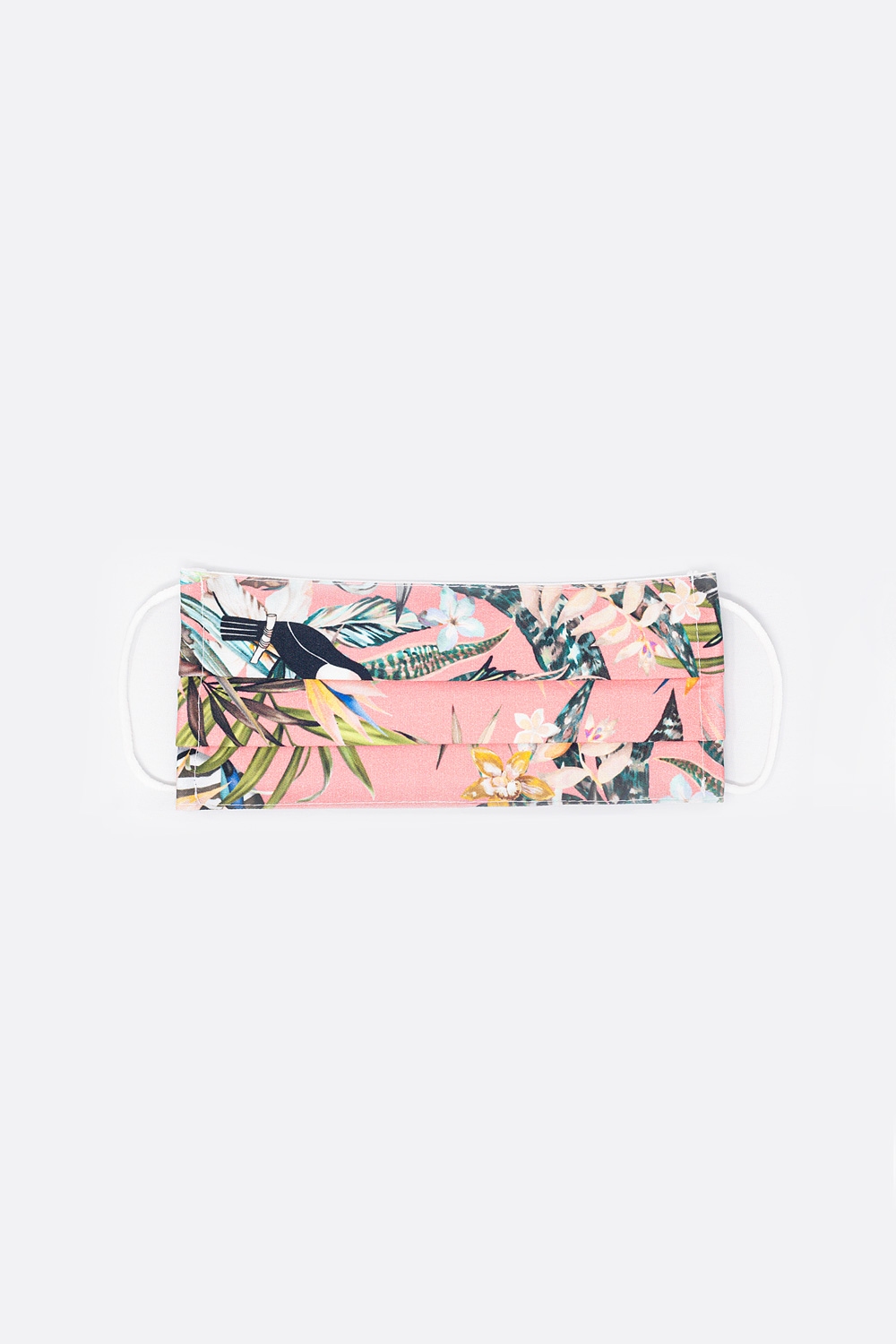 Paquete de 5 unidades mascara rosa tropical