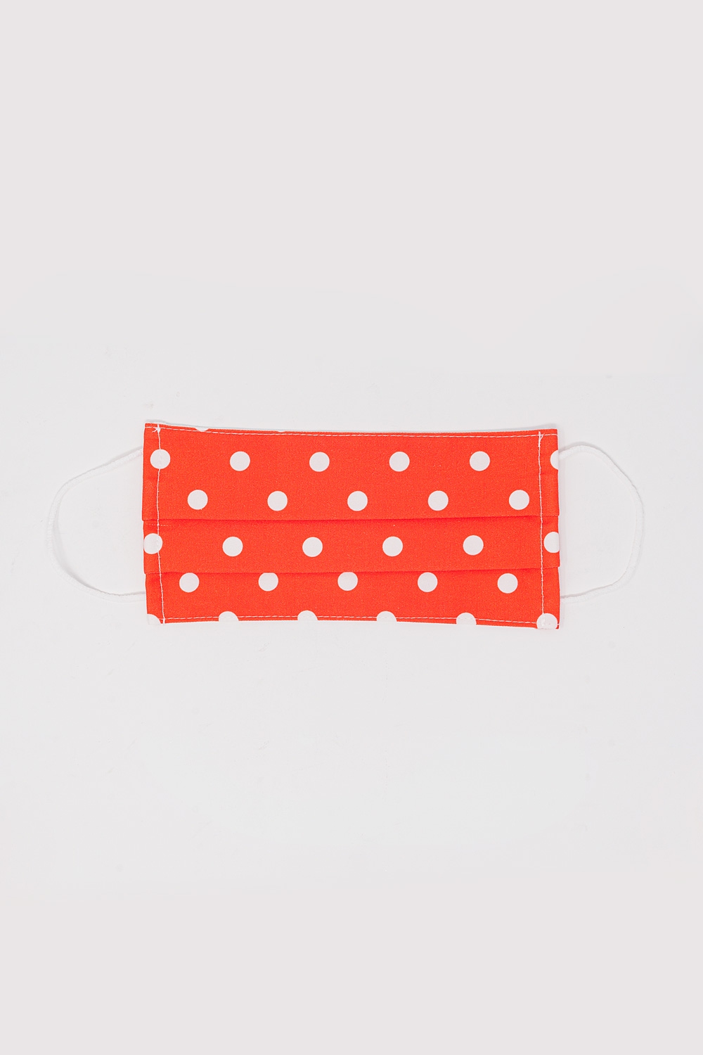 Paquete de 5 unidades Mascarilla roja de motas