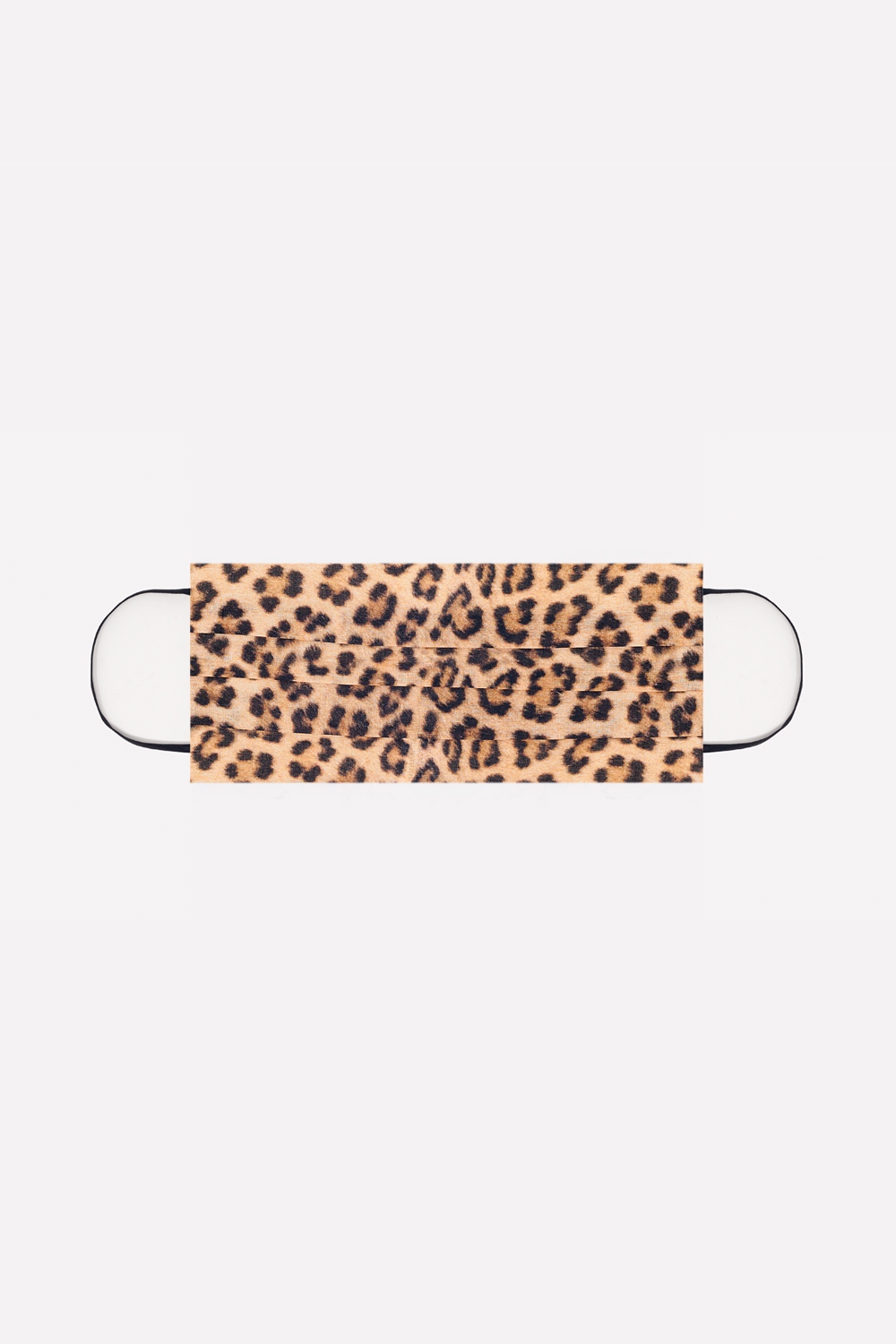 Paquete de 5 unidades Mascarilla marron estampado leopardo