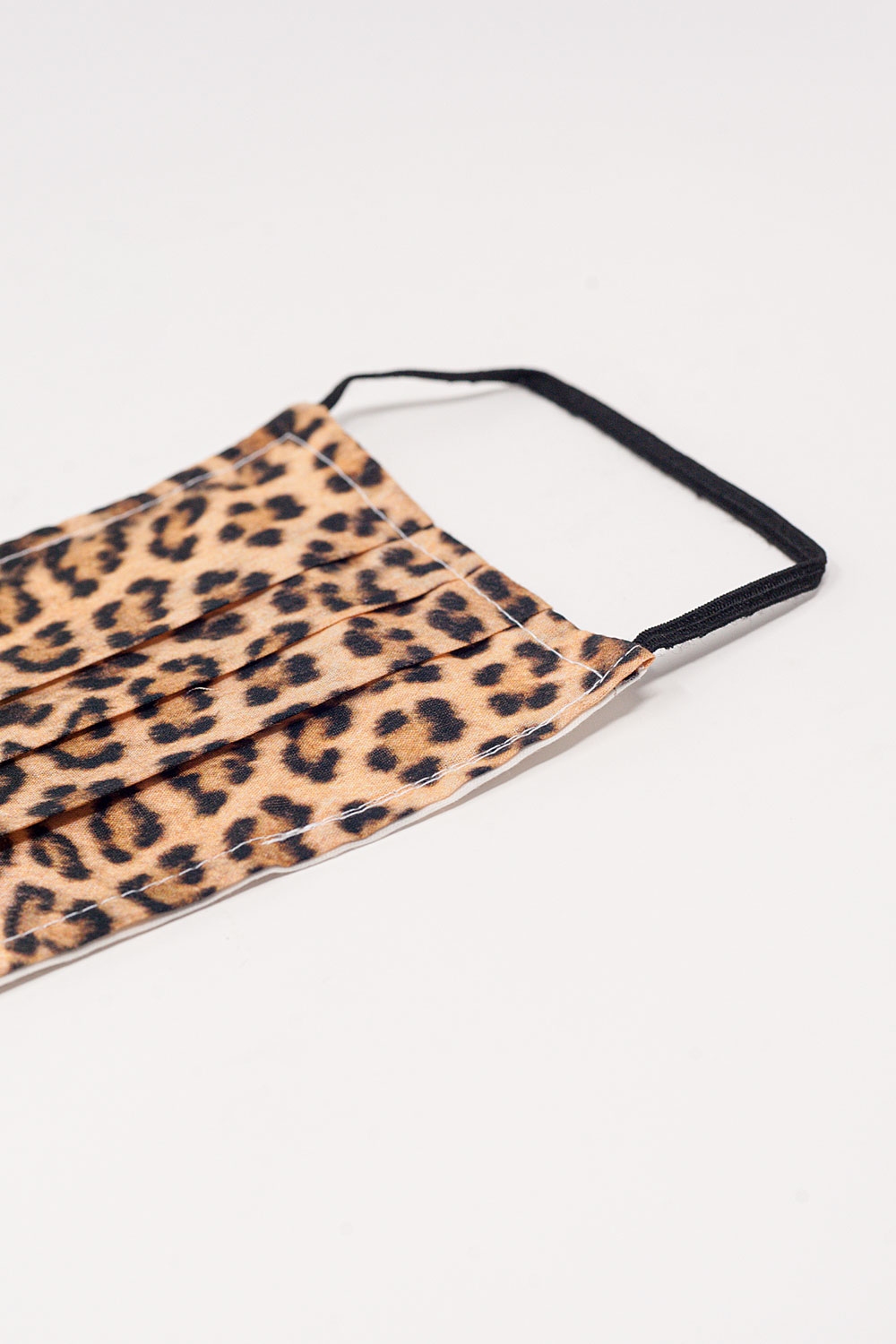 Paquete de 5 unidades Mascarilla marron estampado leopardo