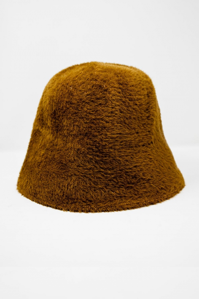 Sombrero de pescador de punto en verde