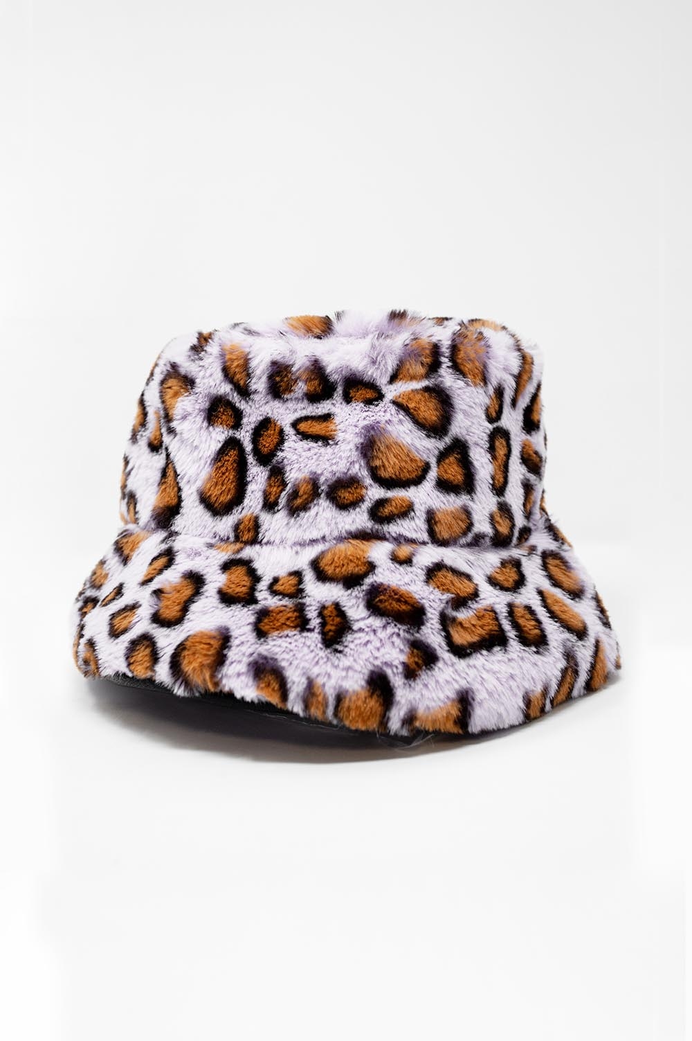 Sombrero de pescador con estampado animal en morado Sombrero de pescador con estampado animal en morado