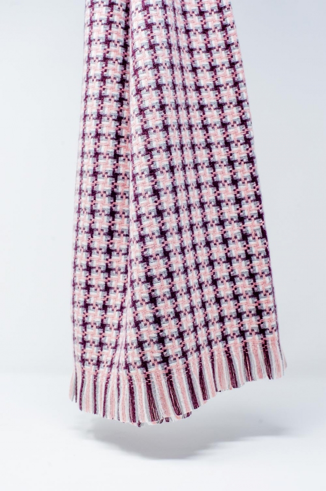 Sjaal met roze details