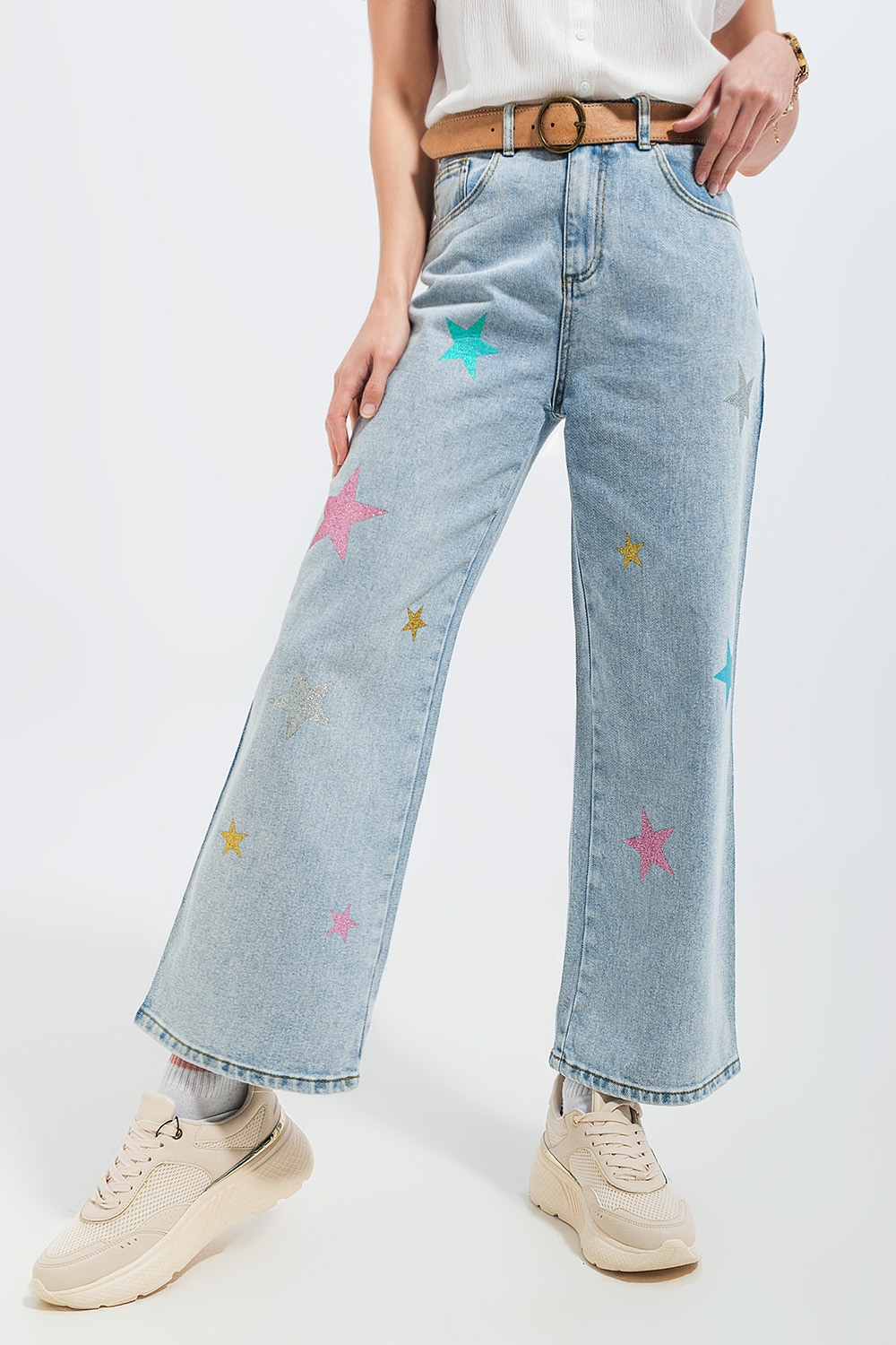 Vaqueros con estampado de estrellas Vaqueros con estampado de estrellas