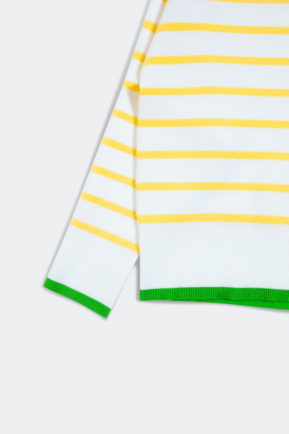 Jersey de rayas en amarillo y blanco Jersey de rayas en amarillo y blanco