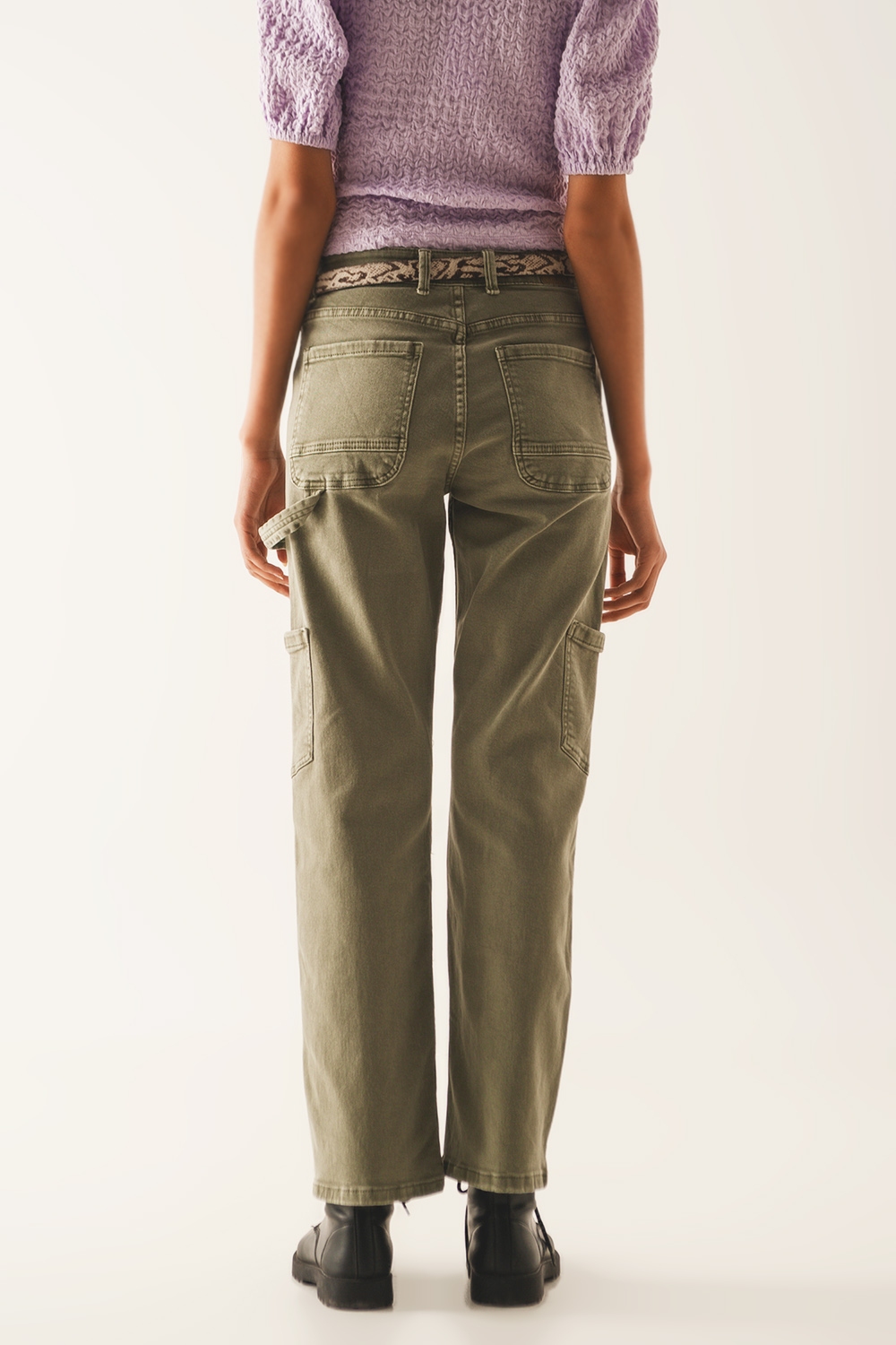 Pantalones cargo en caqui Pantalones cargo en caqui