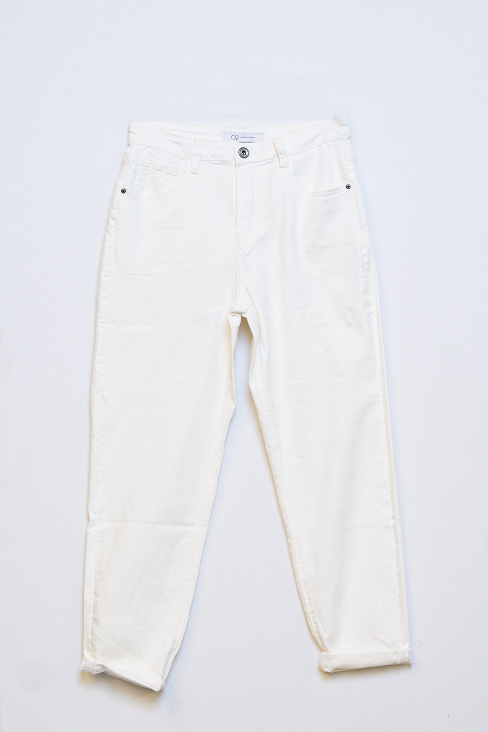 Vaqueros ajustados Basic en blanco